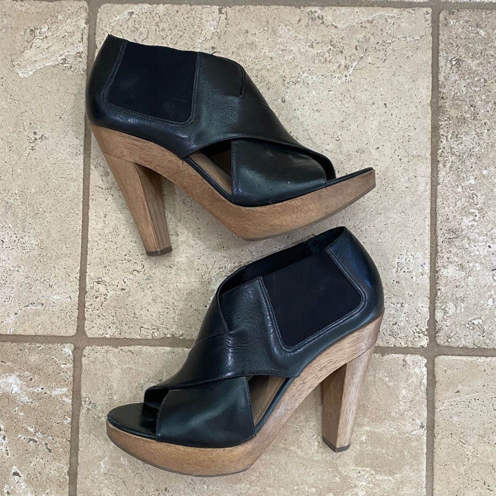 Theory Wooden Platform Sandals